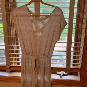 Grey Heathered Jumpsuit